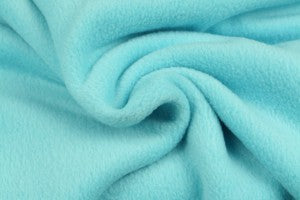 Polar fleece, aqua blue, Meterware 150cm breiter Stoff 100% Polyester / ANTIPILLING